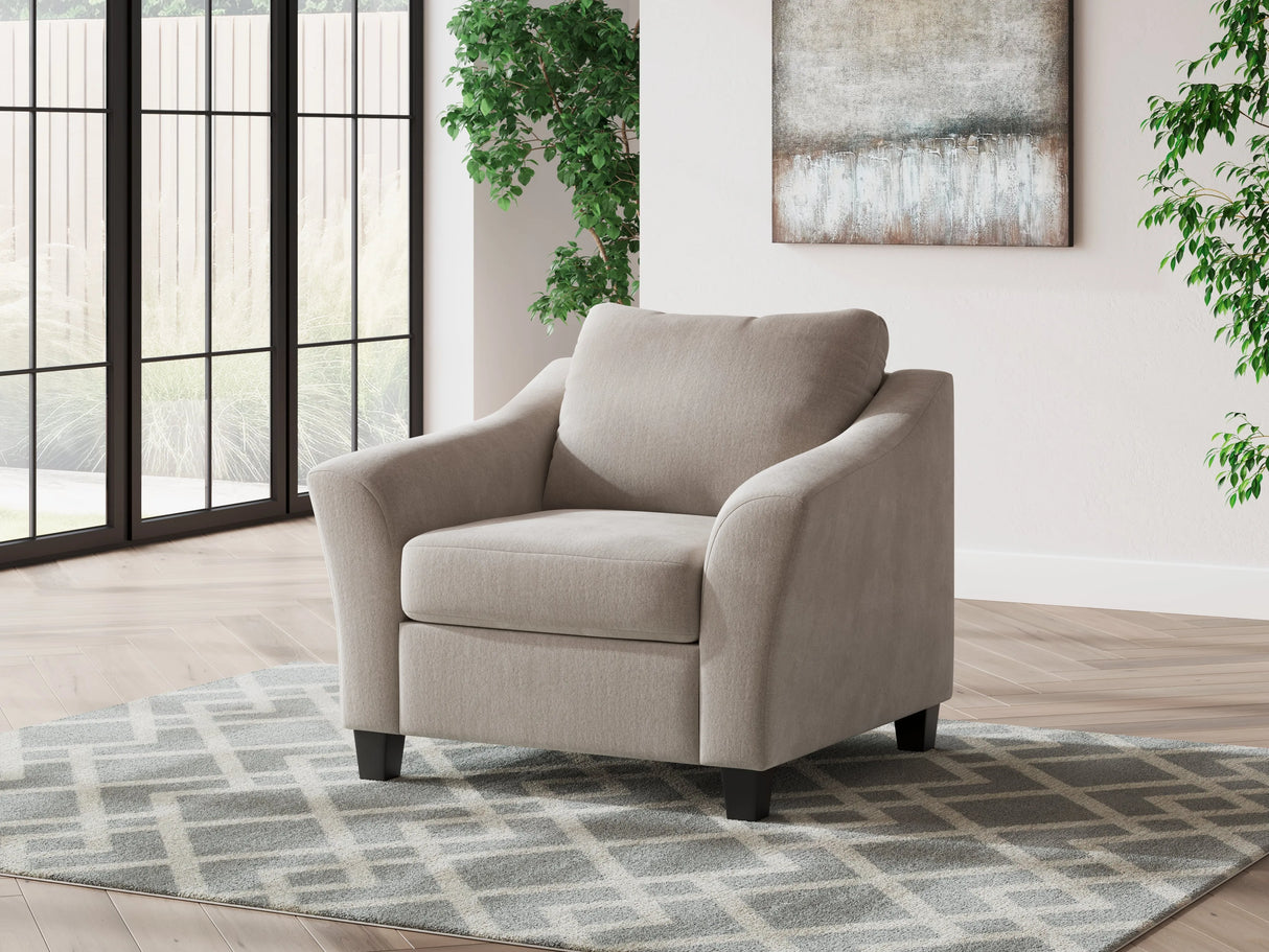 Willarae Taupe Oversized Chair by Ashley at Eve Furniture