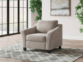 Willarae Taupe Oversized Chair by Ashley at Eve Furniture