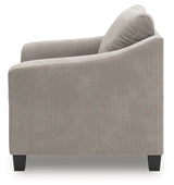 Willarae Oversized Oversized Taupe Chair and Ottoman by Ashley at Eve Furniture