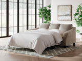 Willarae Taupe Queen Sofa Sleeper by Ashley at Eve Furniture