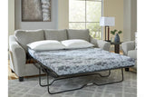 Willarae Taupe Queen Sofa Sleeper by Ashley at Eve Furniture