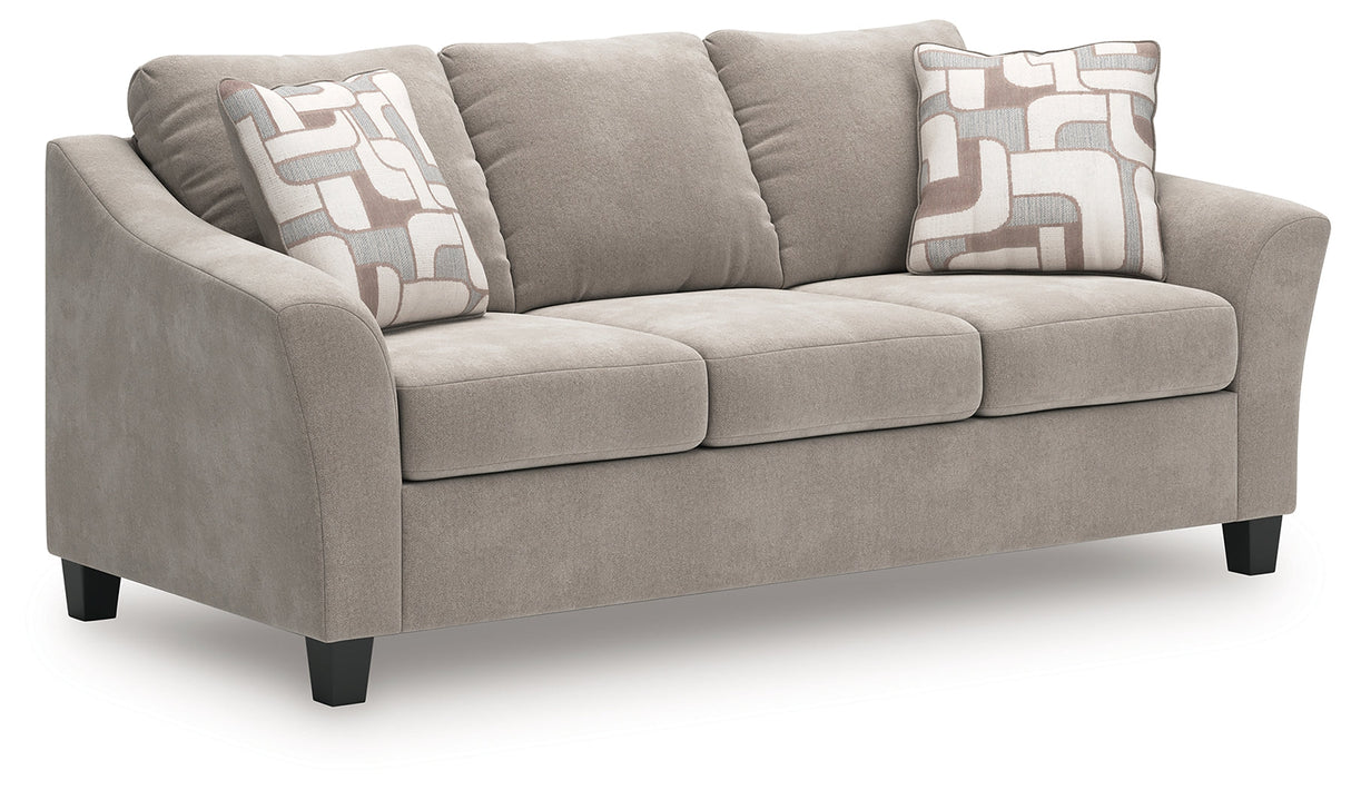 Willarae Taupe Queen Sofa Sleeper by Ashley at Eve Furniture