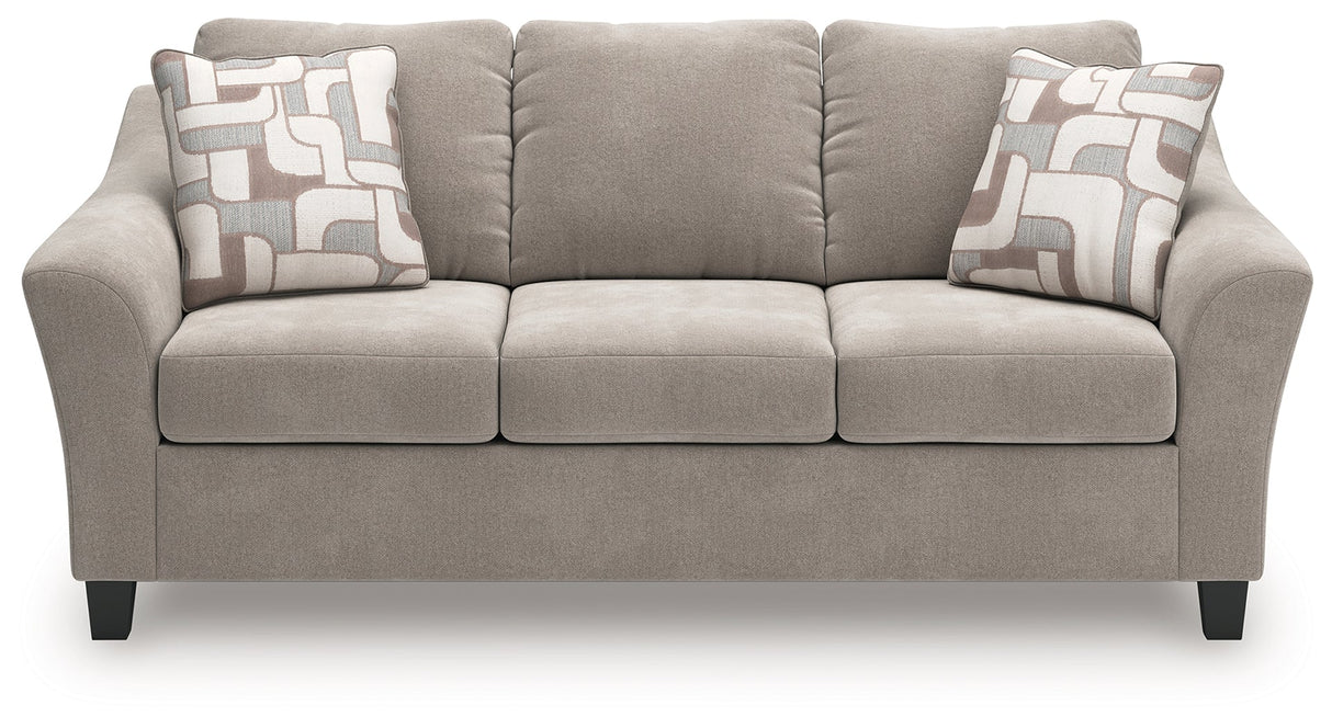 Willarae Taupe Queen Sofa Sleeper by Ashley at Eve Furniture