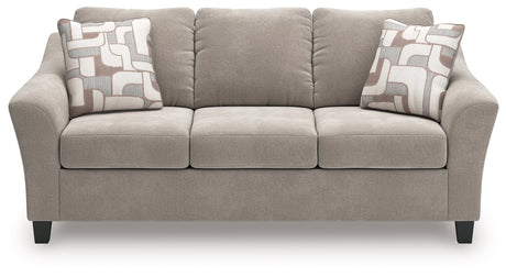 Willarae Taupe Queen Sofa Sleeper by Ashley at Eve Furniture