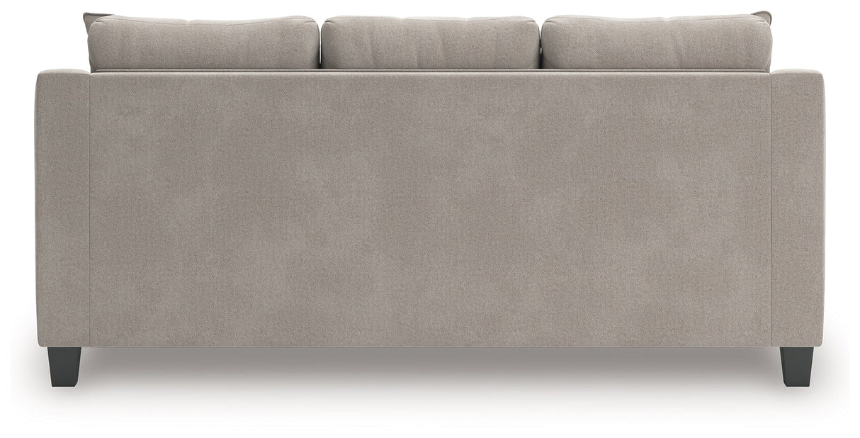 Willarae Taupe Queen Sofa Sleeper by Ashley at Eve Furniture