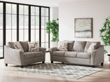 Willarae Taupe Sofa and Loveseat by Ashley at Eve Furniture