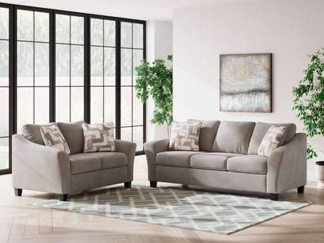 Willarae Taupe Sofa and Loveseat by Ashley at Eve Furniture