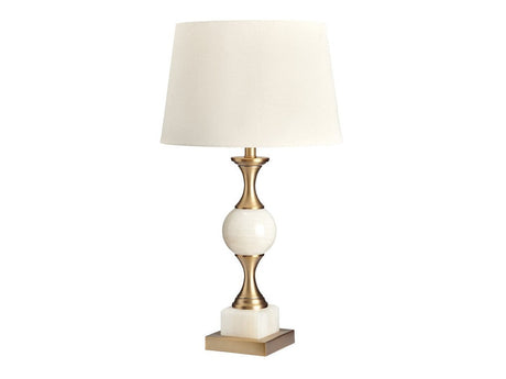 Willenhall White/Gold Table Lamp (Set of 2) by Crestview at Eve Furniture