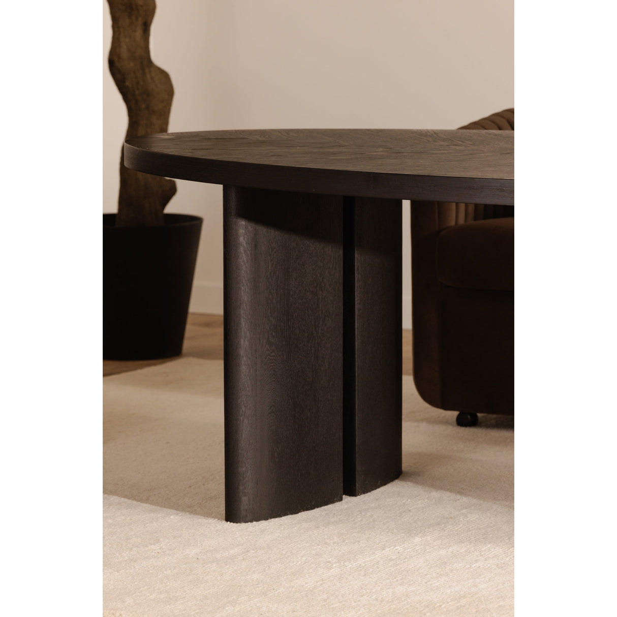 William Black Dining Table by Moe's Home at Eve Furniture