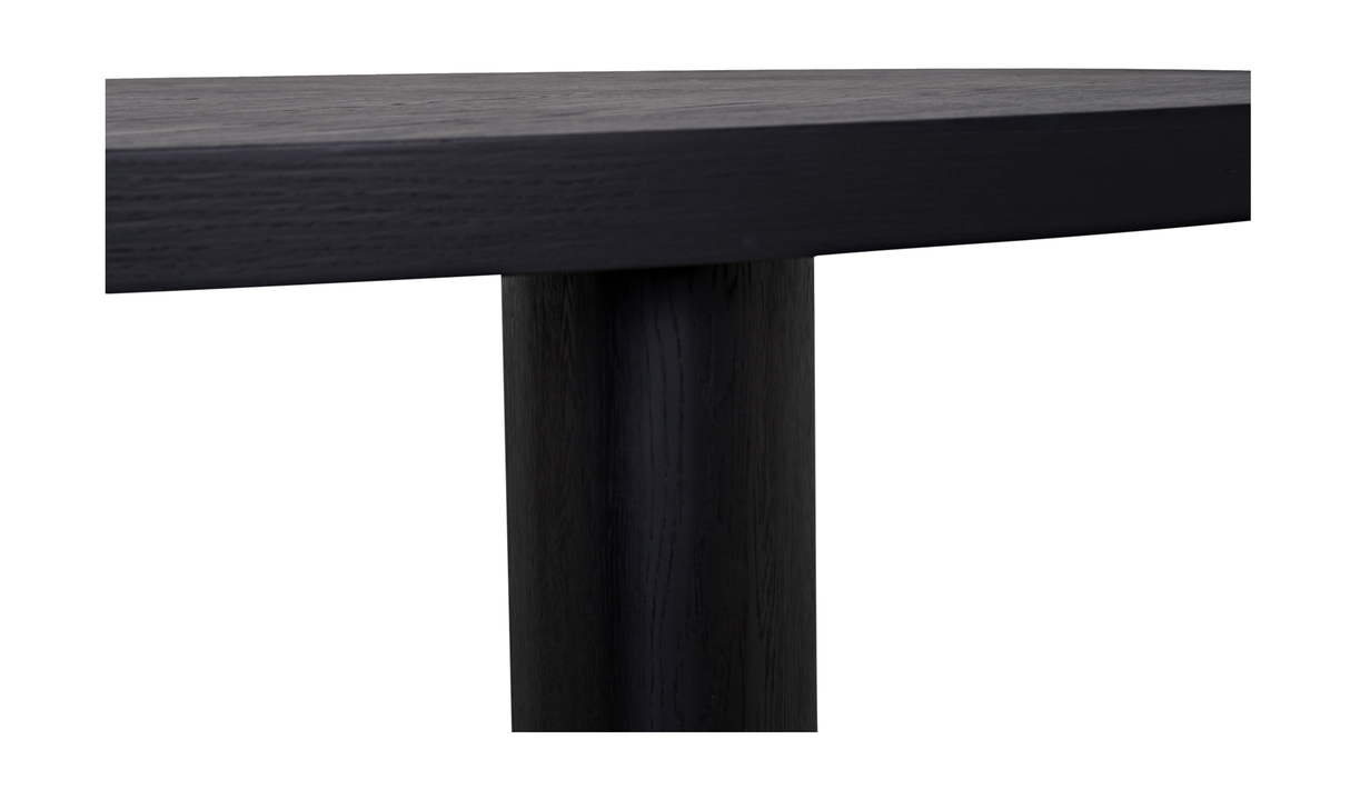 William Dining Table Black by Moe's Home at Eve Furniture