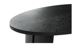 William Dining Table Black by Moe's Home at Eve Furniture
