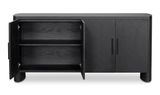 William Sideboard Black by Moe's Home at Eve Furniture