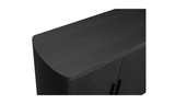 William Sideboard Black by Moe's Home at Eve Furniture