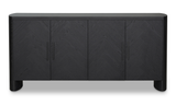 William Sideboard Black by Moe's Home at Eve Furniture