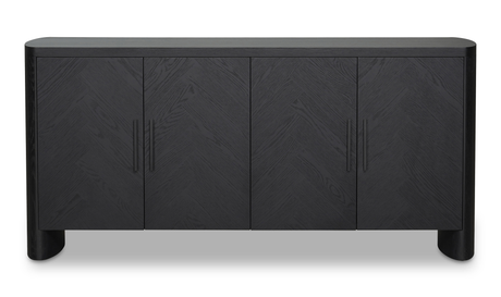 William Sideboard Black by Moe's Home at Eve Furniture
