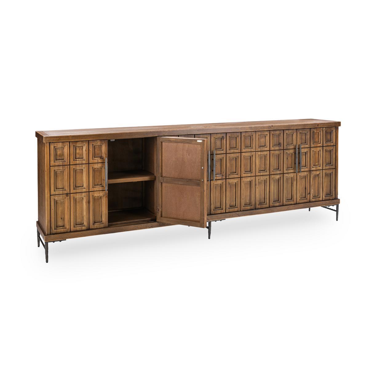 Willmark 6 Door Cabinet - Mission Brown by Classic Home at Eve Furniture