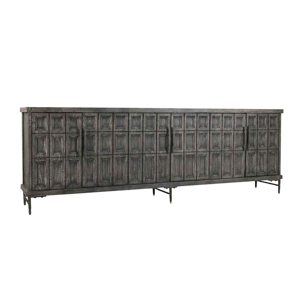 Willmark Timeworn Black 6 Door Cabinet by Classic Home at Eve Furniture