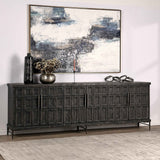 Willmark Timeworn Black 6 Door Cabinet by Classic Home at Eve Furniture