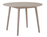 Willow 42″ Round Dining Table, Tan