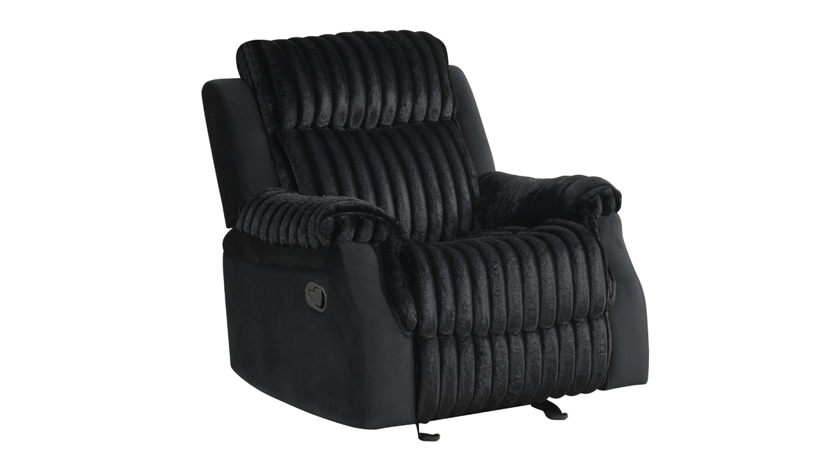 Willow Black 3-Piece Reclining Living Room Set by New Era Innovations at Eve Furniture