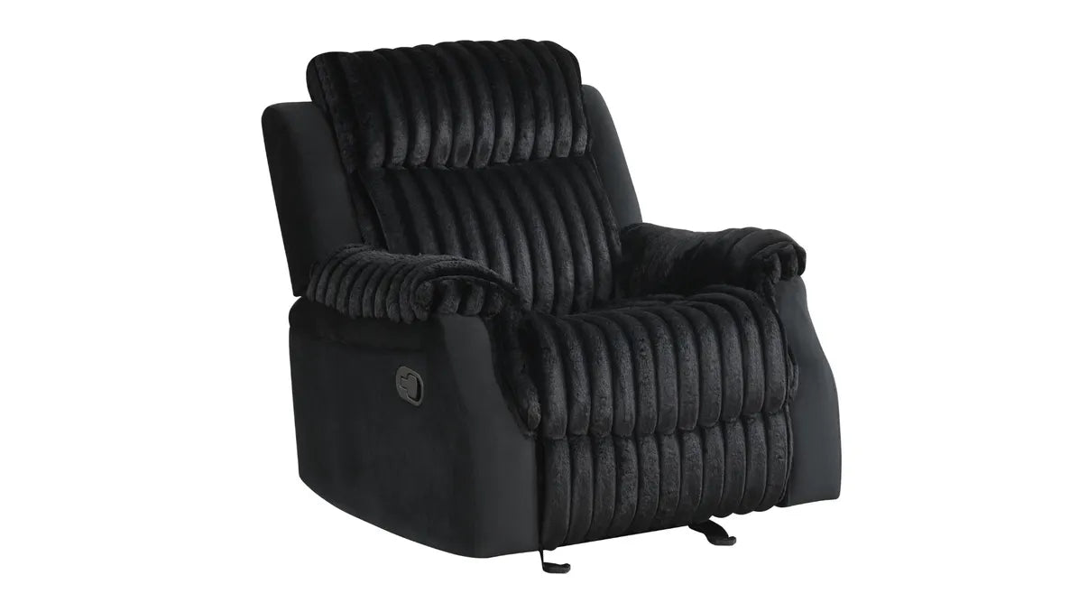 Willow Black 3-Piece Reclining Living Room Set [Special Price] by New Era Innovations at Eve Furniture