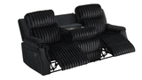 Willow Black 3-Piece Reclining Living Room Set by New Era Innovations at Eve Furniture