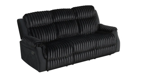 Willow Black 3-Piece Reclining Living Room Set [Special Price] by New Era Innovations at Eve Furniture