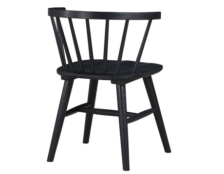Willow Black Round Dining Room Set by Steve Silver at Eve Furniture