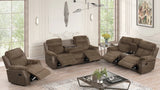Willow Brown 3-Piece Reclining Living Room Set [Special Price] by New Era Innovations at Eve Furniture