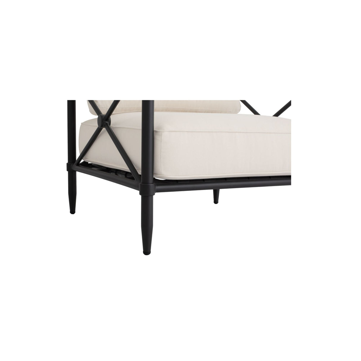 Willow Cream Outdoor Accent Chair by MOES at Eve Furniture