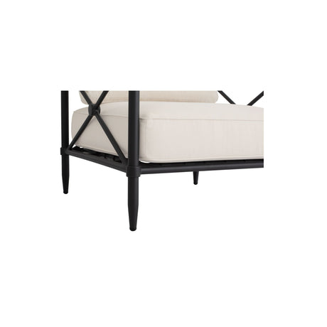 Willow Cream Outdoor Accent Chair by MOES at Eve Furniture