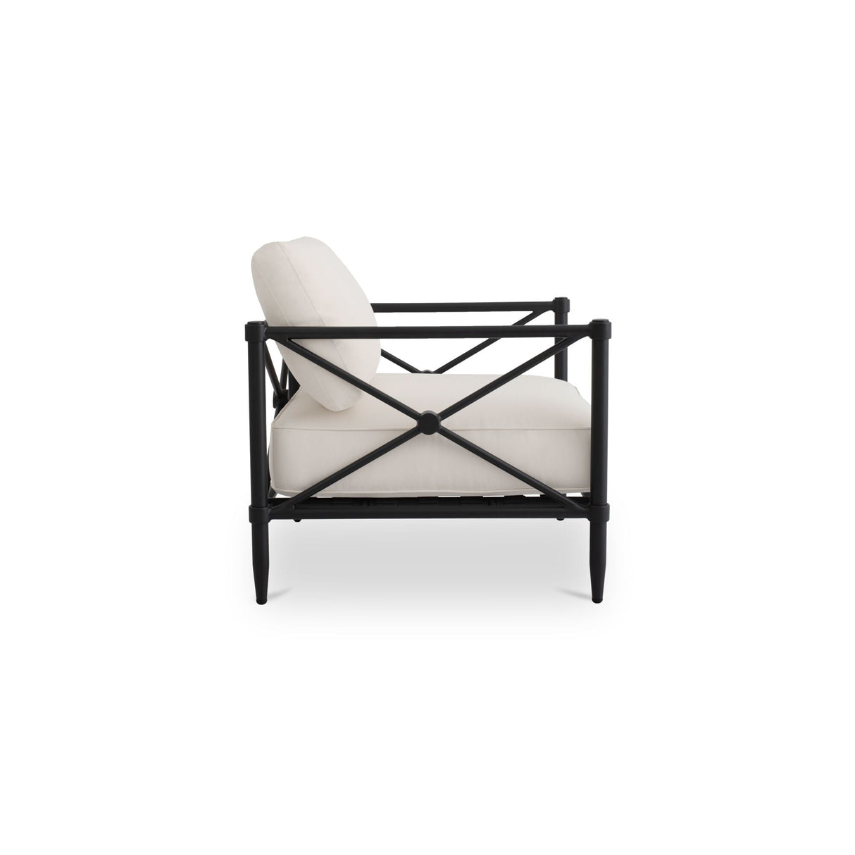 Willow Cream Outdoor Accent Chair by Moe's Home at Eve Furniture