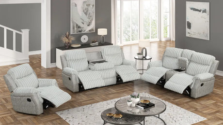 Willow Grey 3-Piece Reclining Living Room Set [Special Price] by New Era Innovations at Eve Furniture