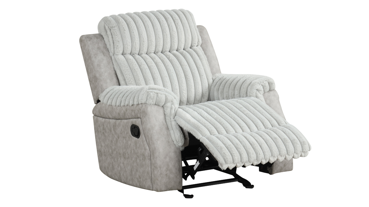 Willow Grey 3-Piece Reclining Living Room Set by New Era Innovations at Eve Furniture