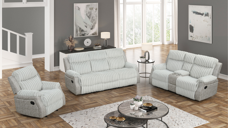 Willow Grey 3-Piece Reclining Living Room Set by New Era Innovations at Eve Furniture