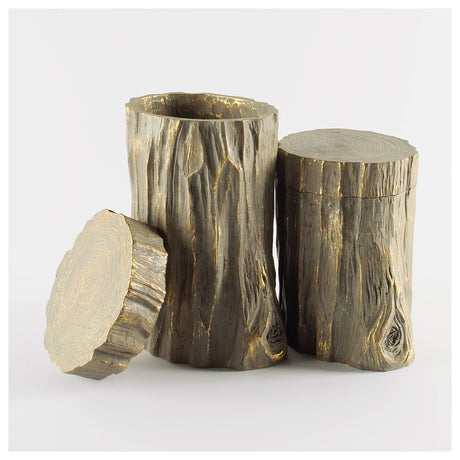 Willow I (Small) Brown Stump Storage Box by Mercana at Eve Furniture