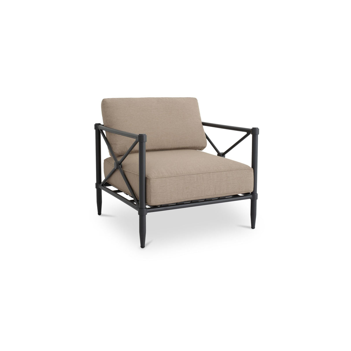 Willow Light Brown Outdoor Accent Chair by Moe's Home at Eve Furniture