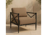 Willow Light Brown Outdoor Accent Chair by Moe's Home at Eve Furniture