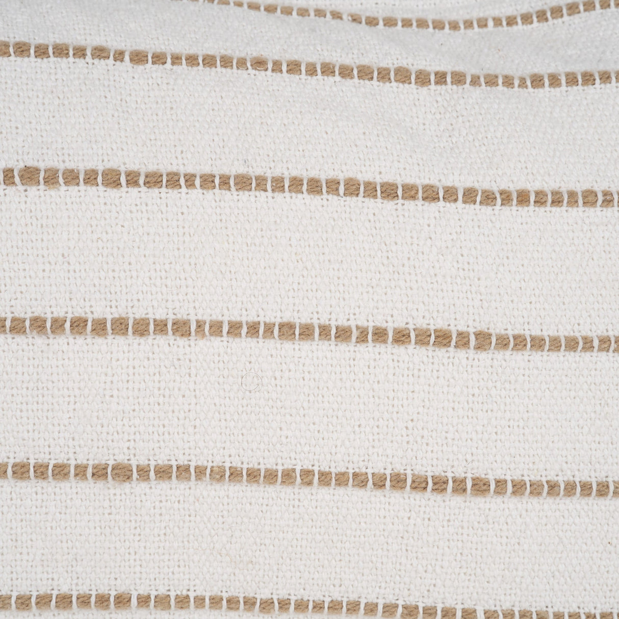 Willow 13x21 Lumbar Cream w/ Camel Stripes Decorative Pillow Cover by Mercana at Eve Furniture