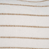 Willow 13x21 Lumbar Cream w/ Camel Stripes Decorative Pillow Cover by Mercana at Eve Furniture