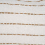 Willow Lumbar Cream w/ Camel Stripes Decorative Pillow Cover by Mercana at Eve Furniture