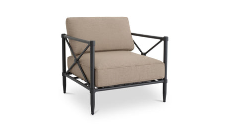 Willow Outdoor Accent Chair Light Brown by Moe's Home at Eve Furniture