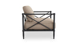 Willow Outdoor Accent Chair Light Brown by Moe's Home at Eve Furniture