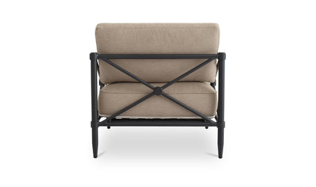 Willow Outdoor Accent Chair Light Brown by Moe's Home at Eve Furniture
