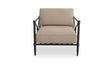 Willow Outdoor Accent Chair Light Brown by Moe's Home at Eve Furniture