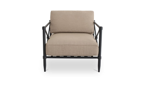 Willow Outdoor Accent Chair Light Brown by Moe's Home at Eve Furniture
