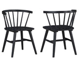 Willow Solid Wood Dining Chair, Black by Steve Silver at Eve Furniture