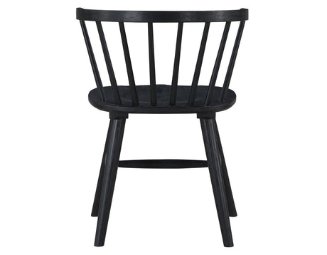 Willow Solid Wood Dining Chair, Black by Steve Silver at Eve Furniture
