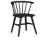 Willow Solid Wood Dining Chair, Black by Steve Silver at Eve Furniture