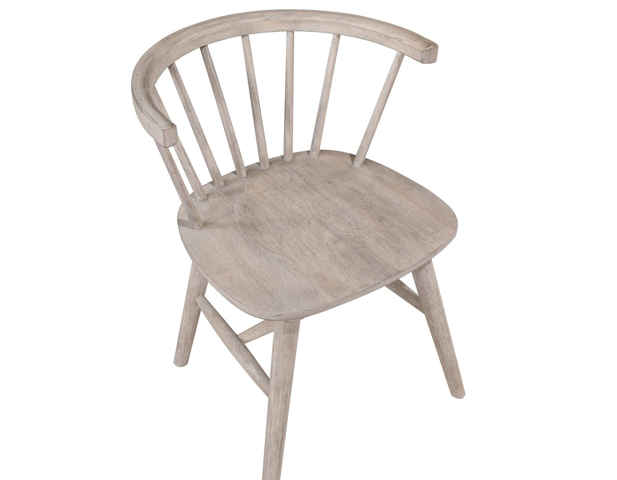 Willow Solid Wood Dining Chair, Tan